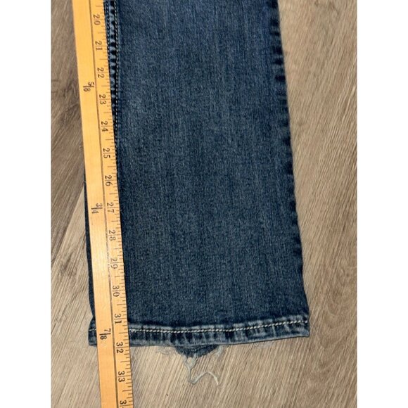 Shyanne Womens Bootcut Jeans 28W x 34L Distressed Denim 100% Cotton - Picture 8 of 10